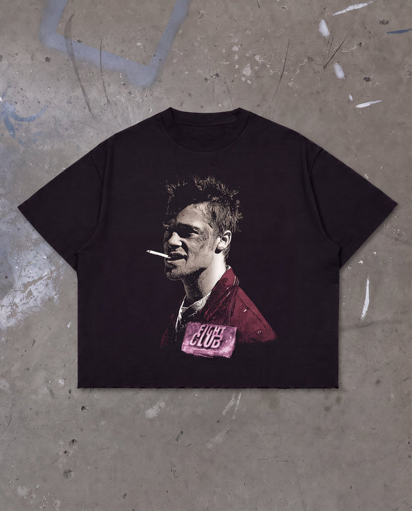 Black Boxy Tshirt -Rule No.1