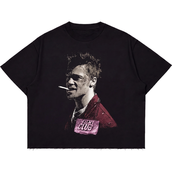 Black Boxy Tshirt -Rule No.1