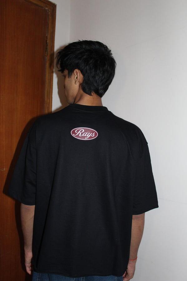 Black Boxy Fit Tshirt- THE ART