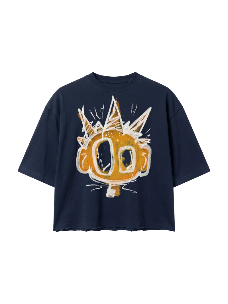 Indigo Boxy Tshirt