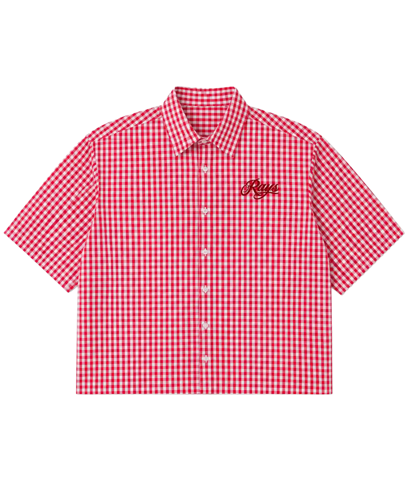 Red Checked Picnic Oxford Boxy Shirt