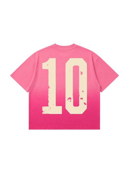 Pink Ombre Wash Tshirt -10