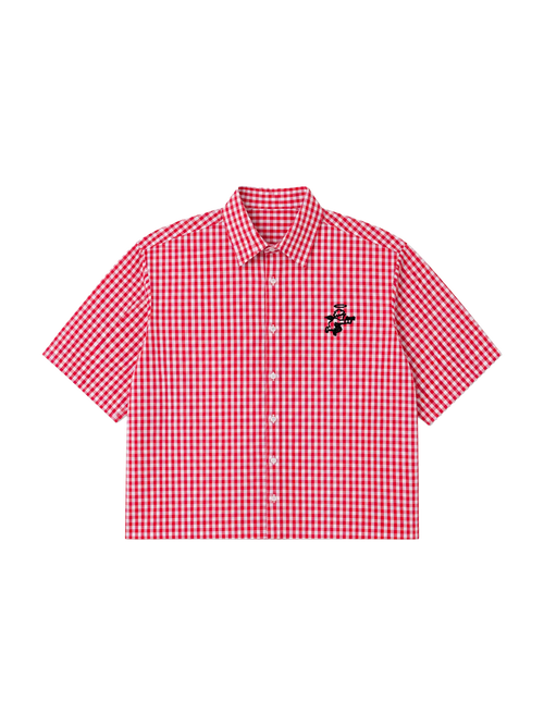 Red Checked Vacation Shirt
