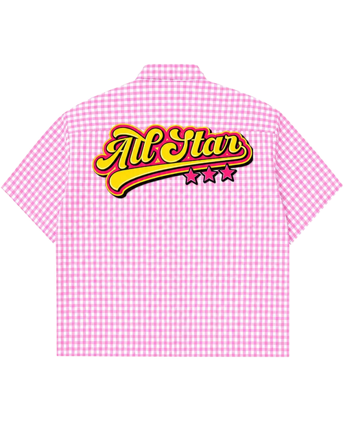 Pink Oxford Boxy Shirt