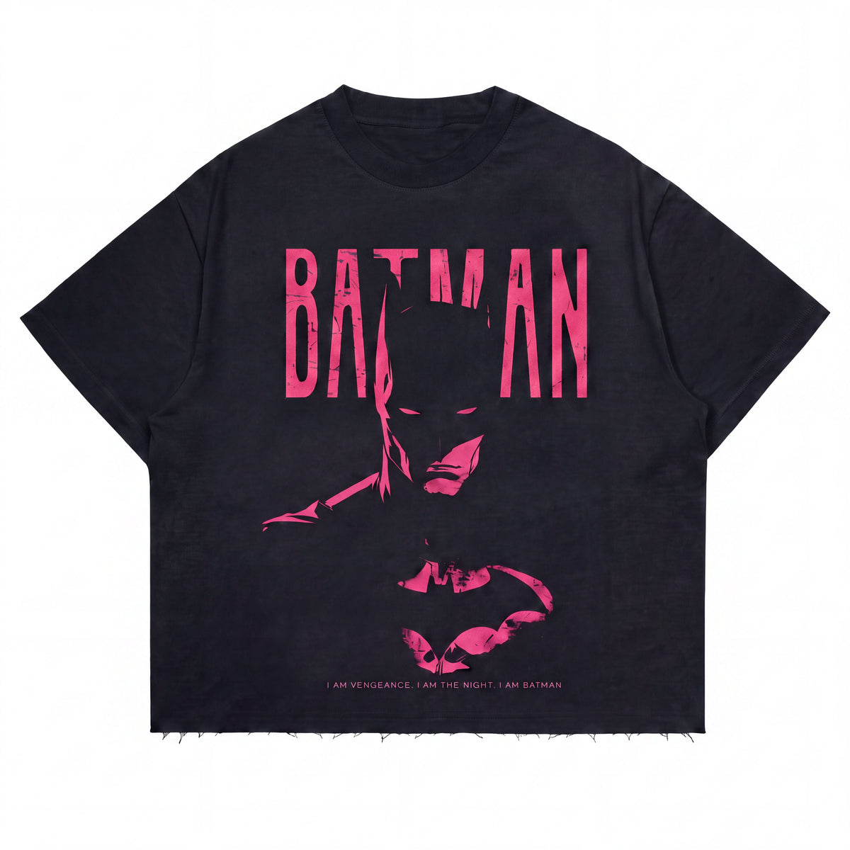 BLACK BOXY TSHIRT BATMAN