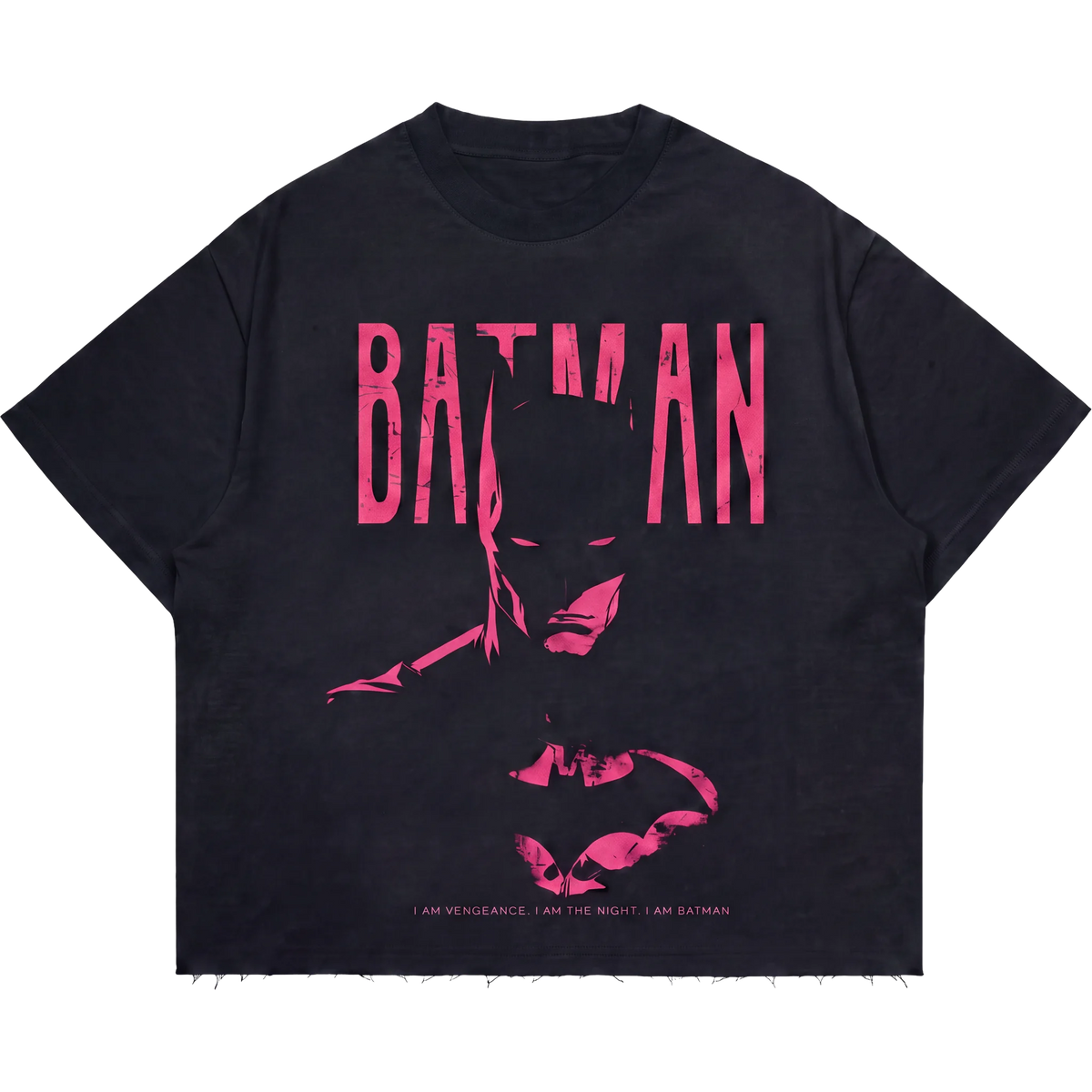 BLACK BOXY TSHIRT BATMAN