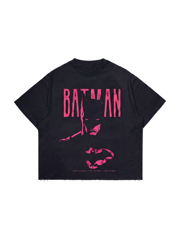 BLACK BOXY TSHIRT BATMAN