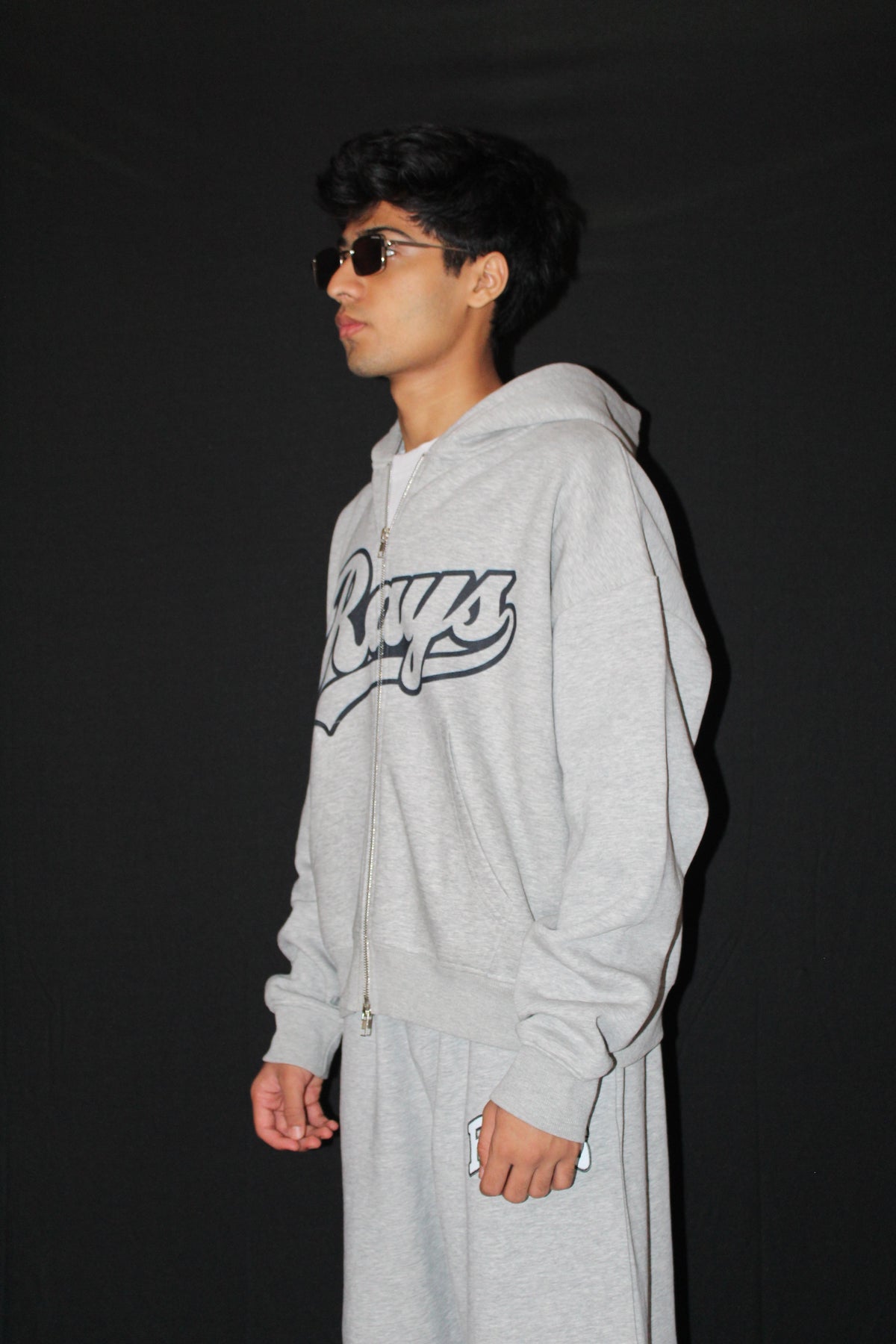 Grey Boxy Zipper -02