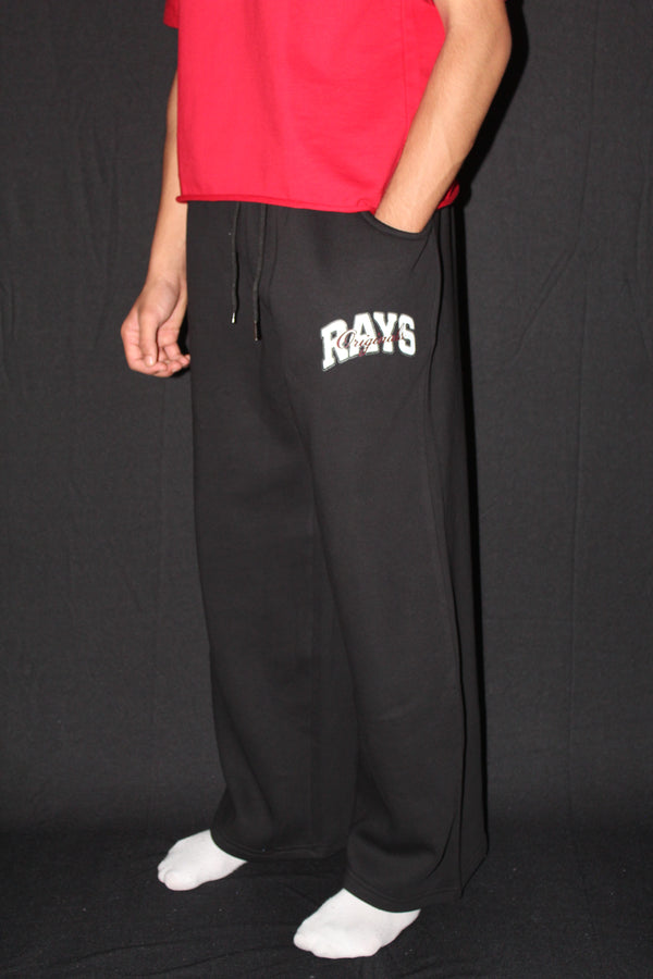 Black Baggy Sweat Pants-1 alternate