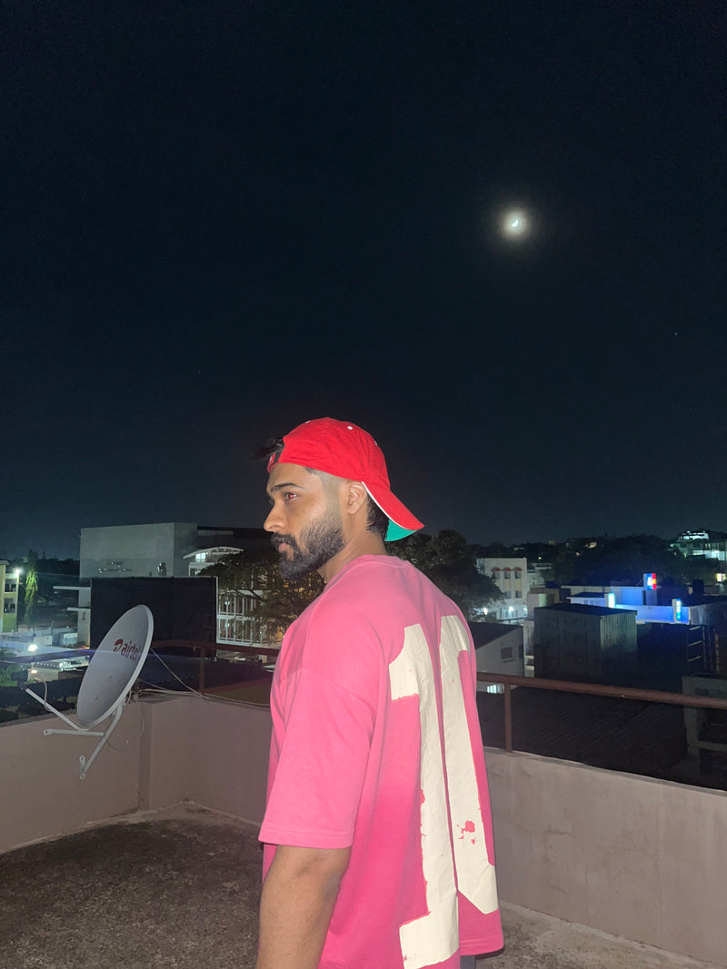 Pink Sunfade Ombre Wash Tshirt