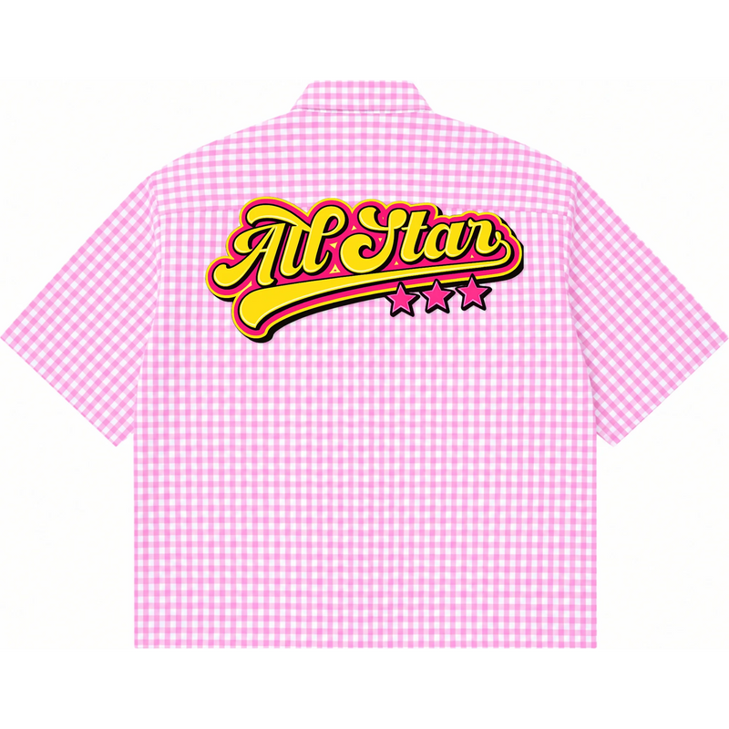 Pink Oxford Boxy Shirt alternate
