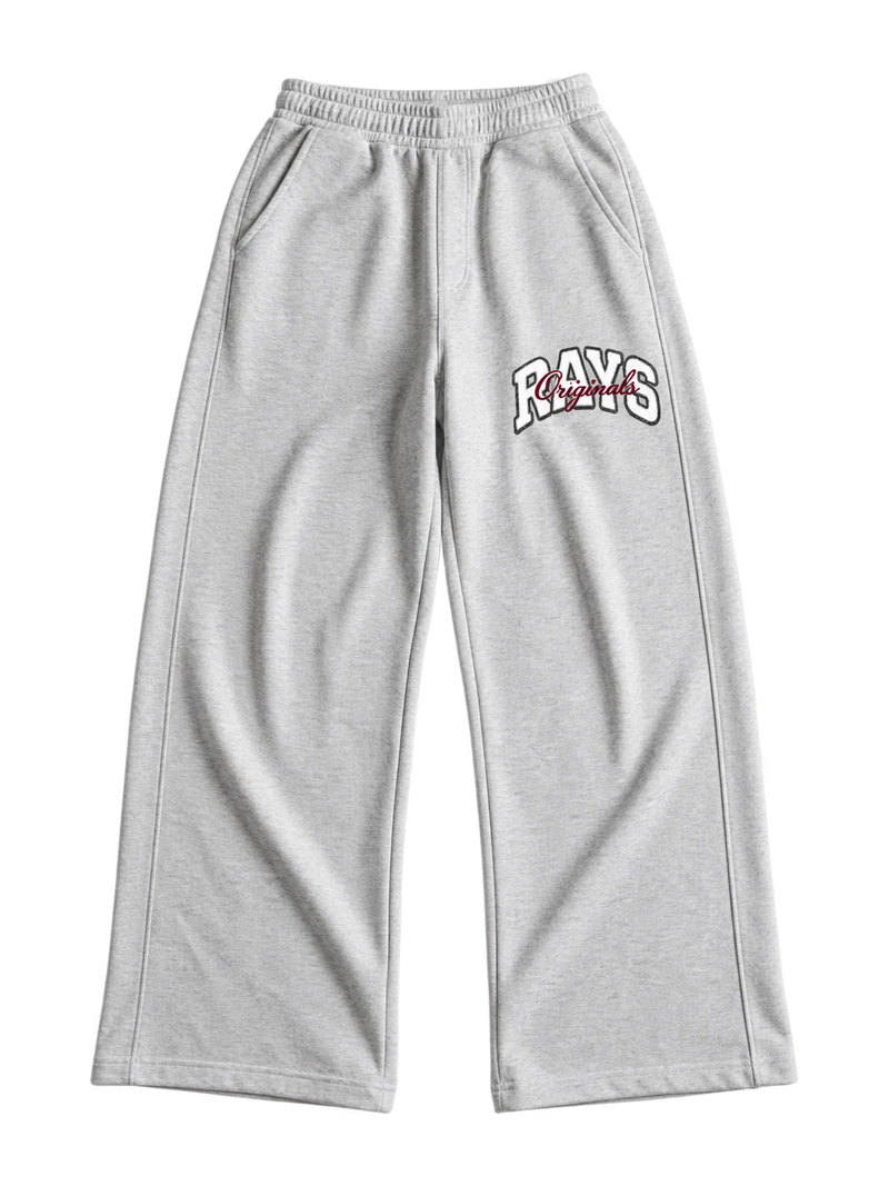 Light Grey Baggy Sweat Pants-1