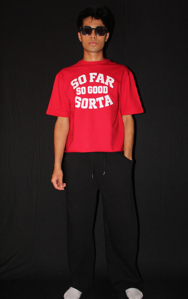 Black Baggy Sweat Pants -2