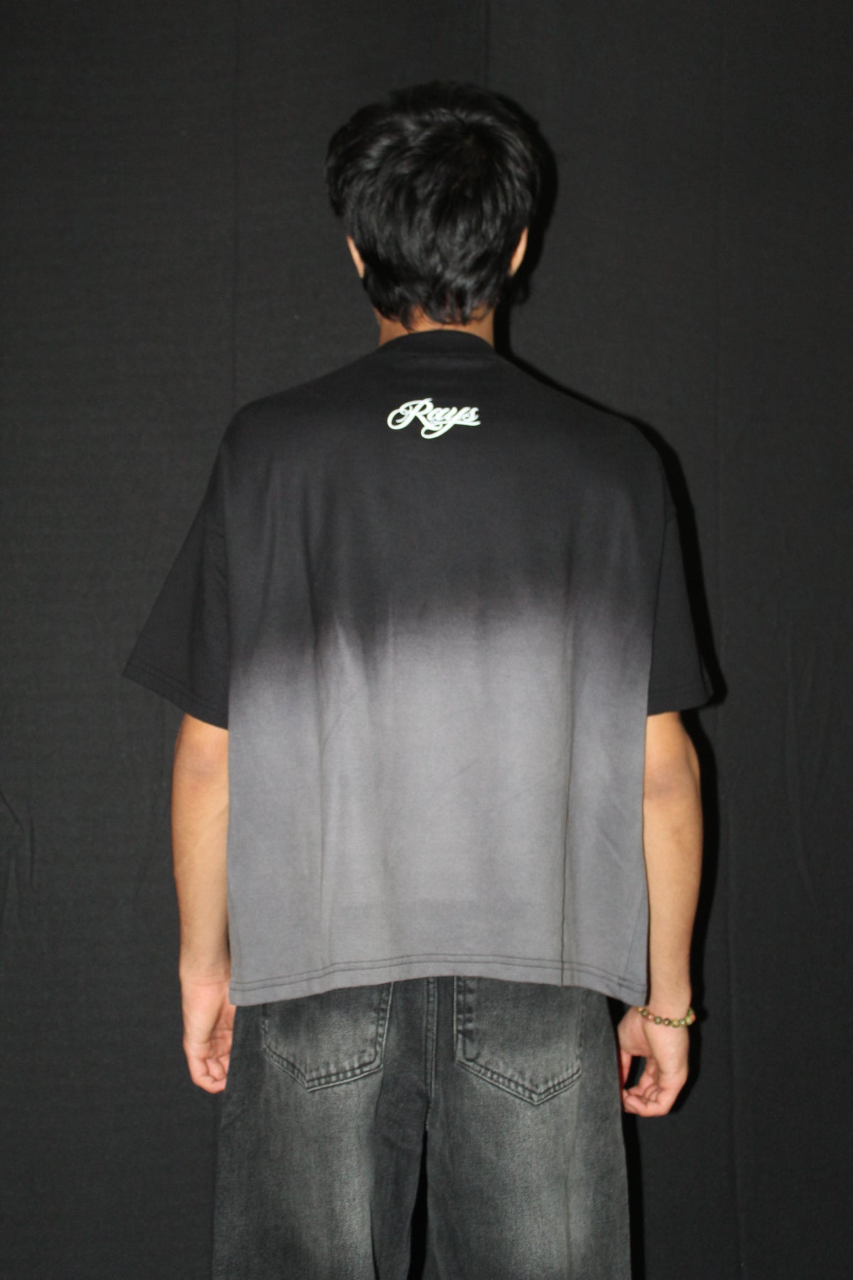 Black Ombre Wash Tshirt