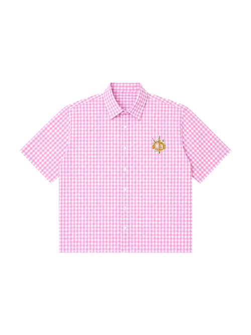 Pink Boxy Vacation Shirt
