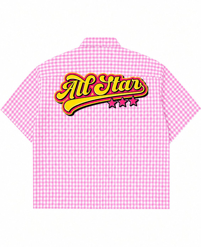 Pink Oxford Boxy Shirt