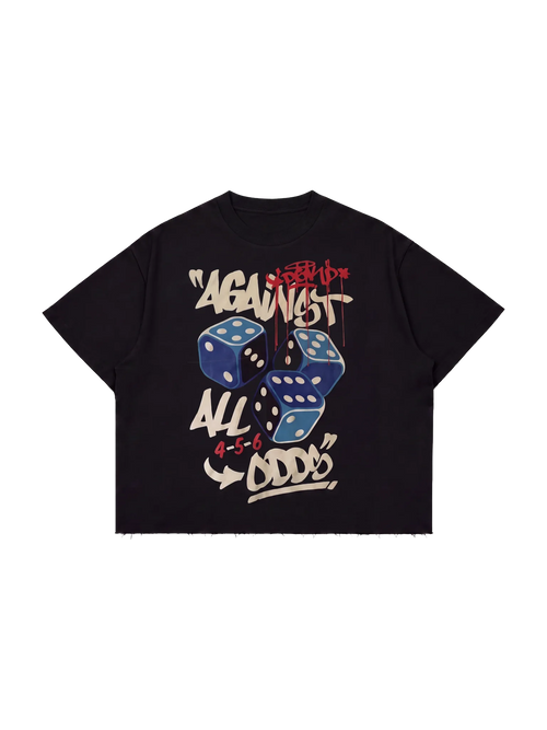 Black Boxy Tshirt