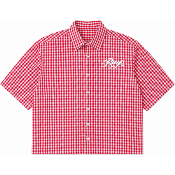 Red Checked Picnic Oxford Boxy Shirt